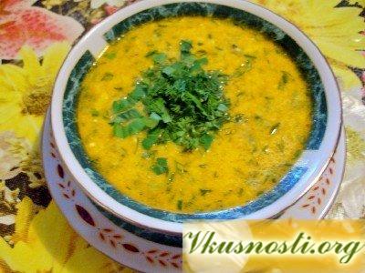 Рецепт первого блюда: Суп с плавленым сыром